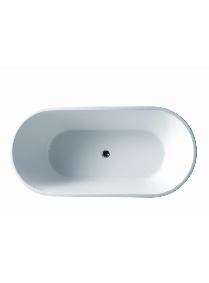 Vasca da bagno Freestanding COLACRIL Viterbo 160x80x60