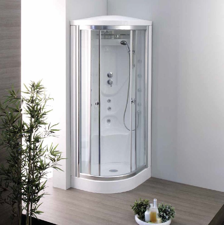 Cabina Multifunzione COLACRIL K2 - Rettangolare Semicircolare - Dimensioni 90x70x225 - 100x70x225