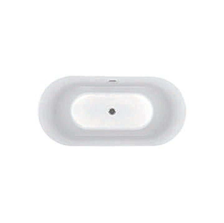 Vasca da bagno Freestanding BALI 170x78x60 cm in acrilico bianco opaco - StileVasca - Vasca Freestanding